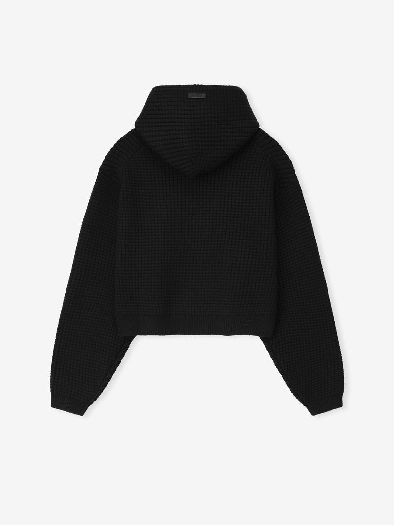 Womens Heavy Waffle 90s Hoodie