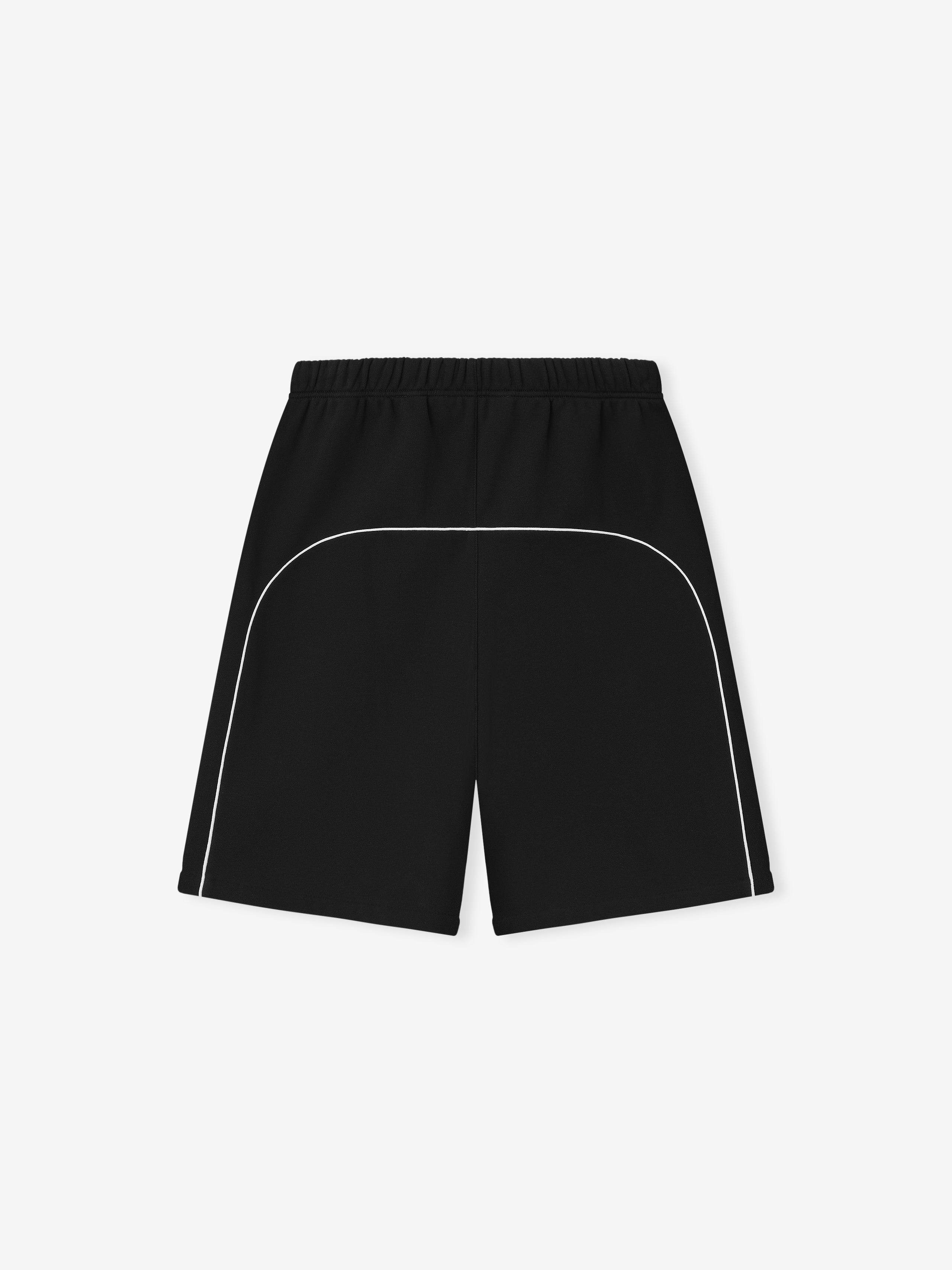 Relaxed Fleece Sweatshort With Piping