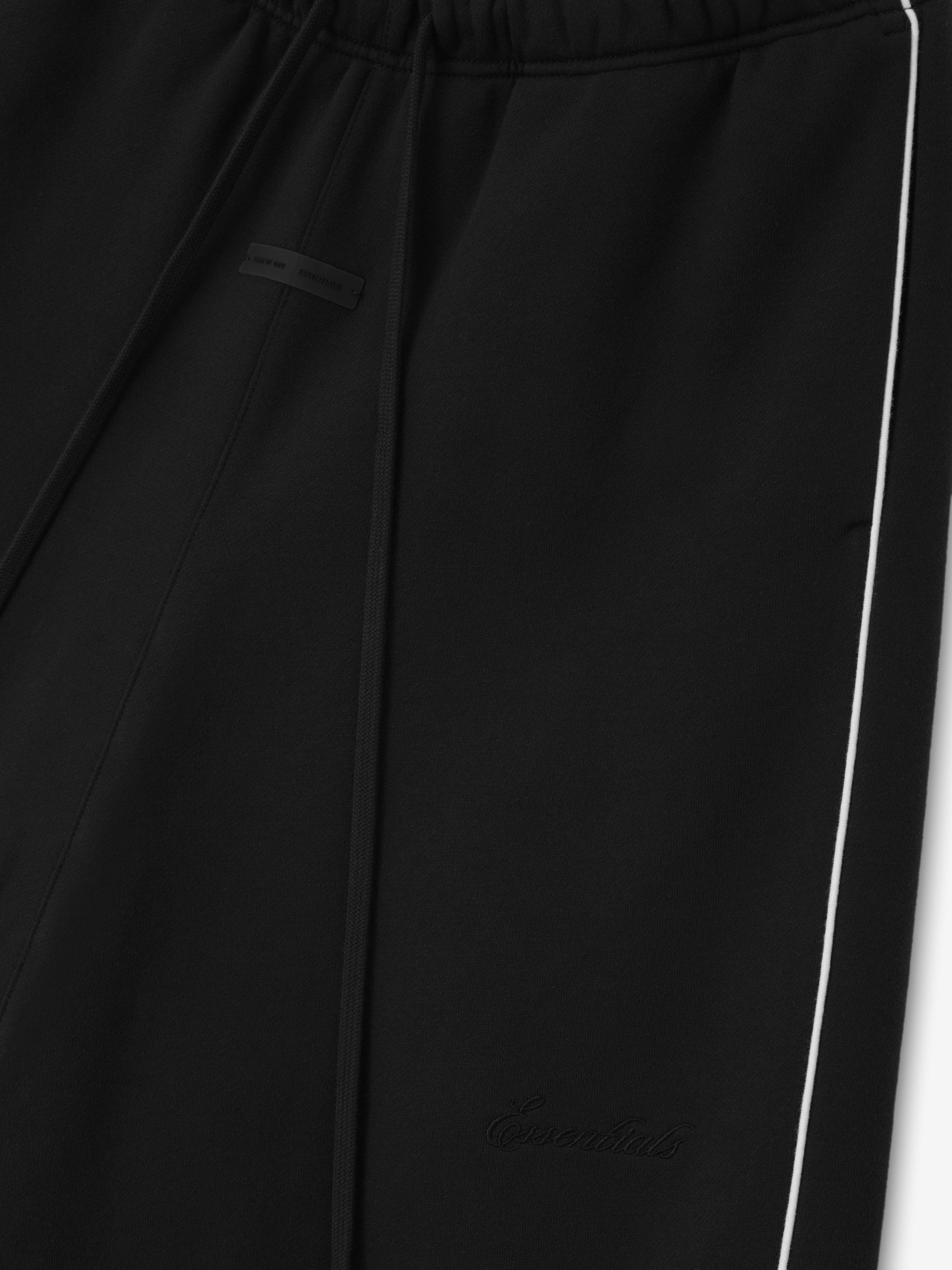 Relaxed Fleece Sweatshort With Piping