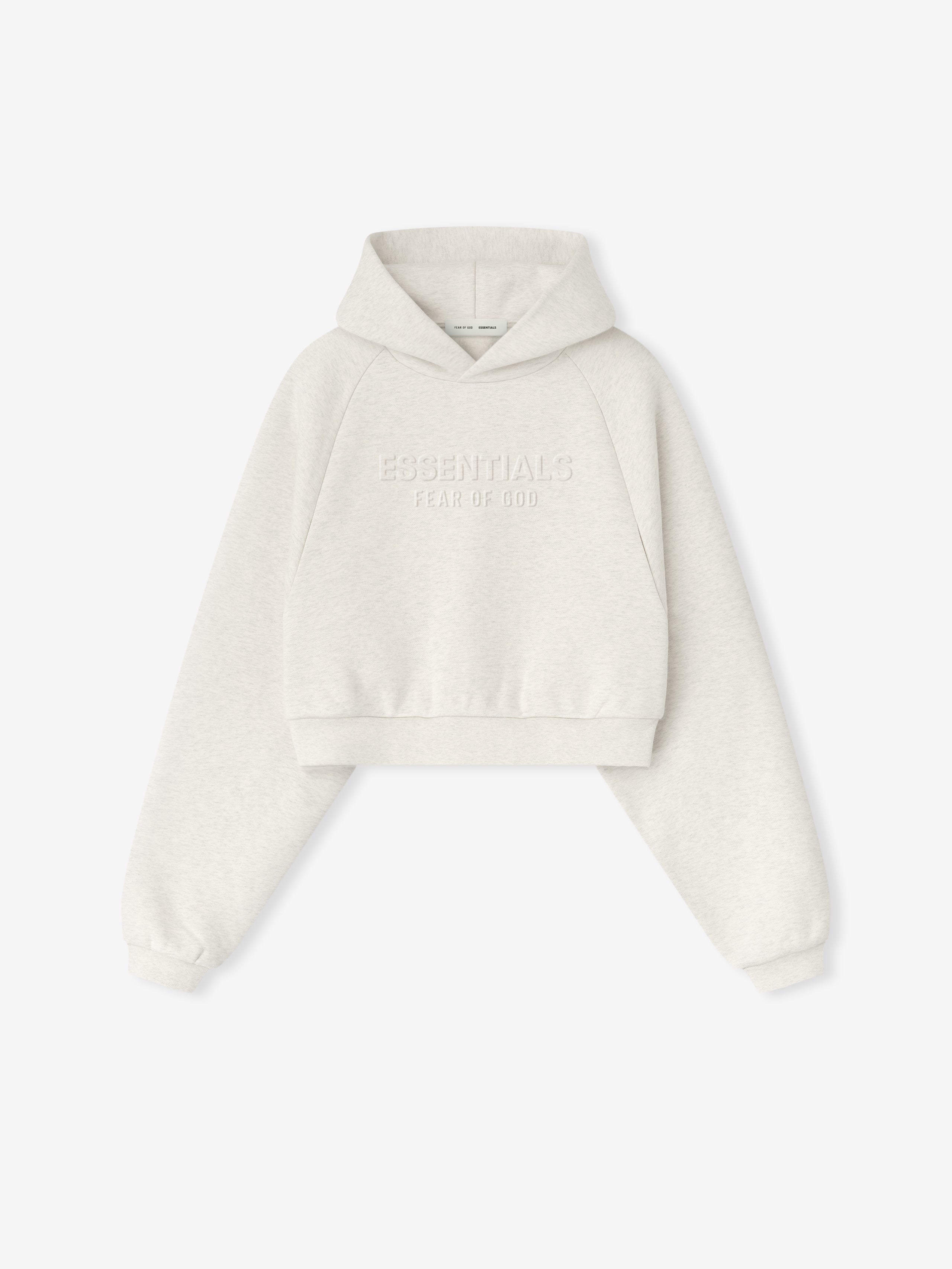 Womens Embossed 90s Raglan Hoodie