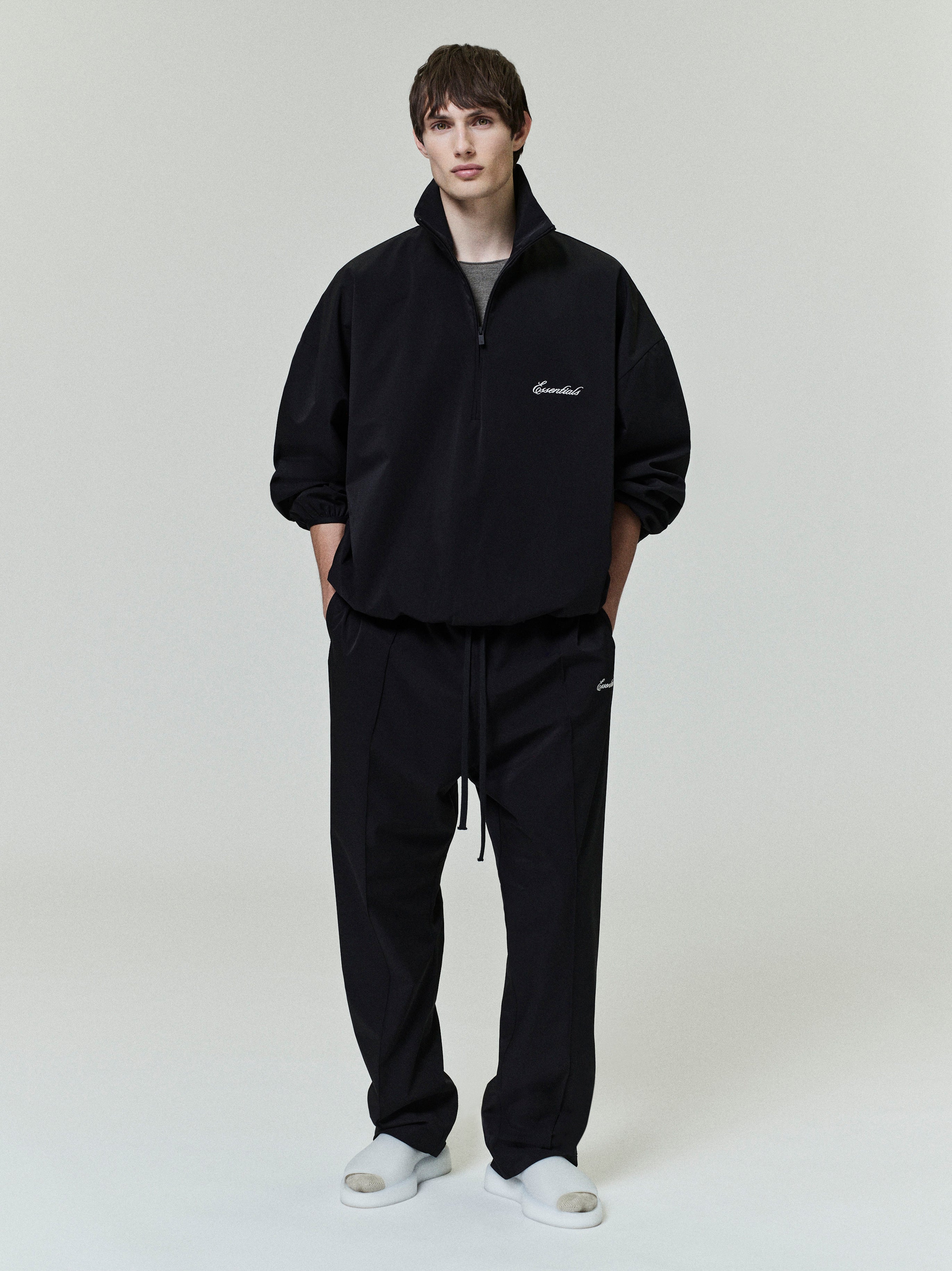 Sporty Nylon Relaxed Trackpant