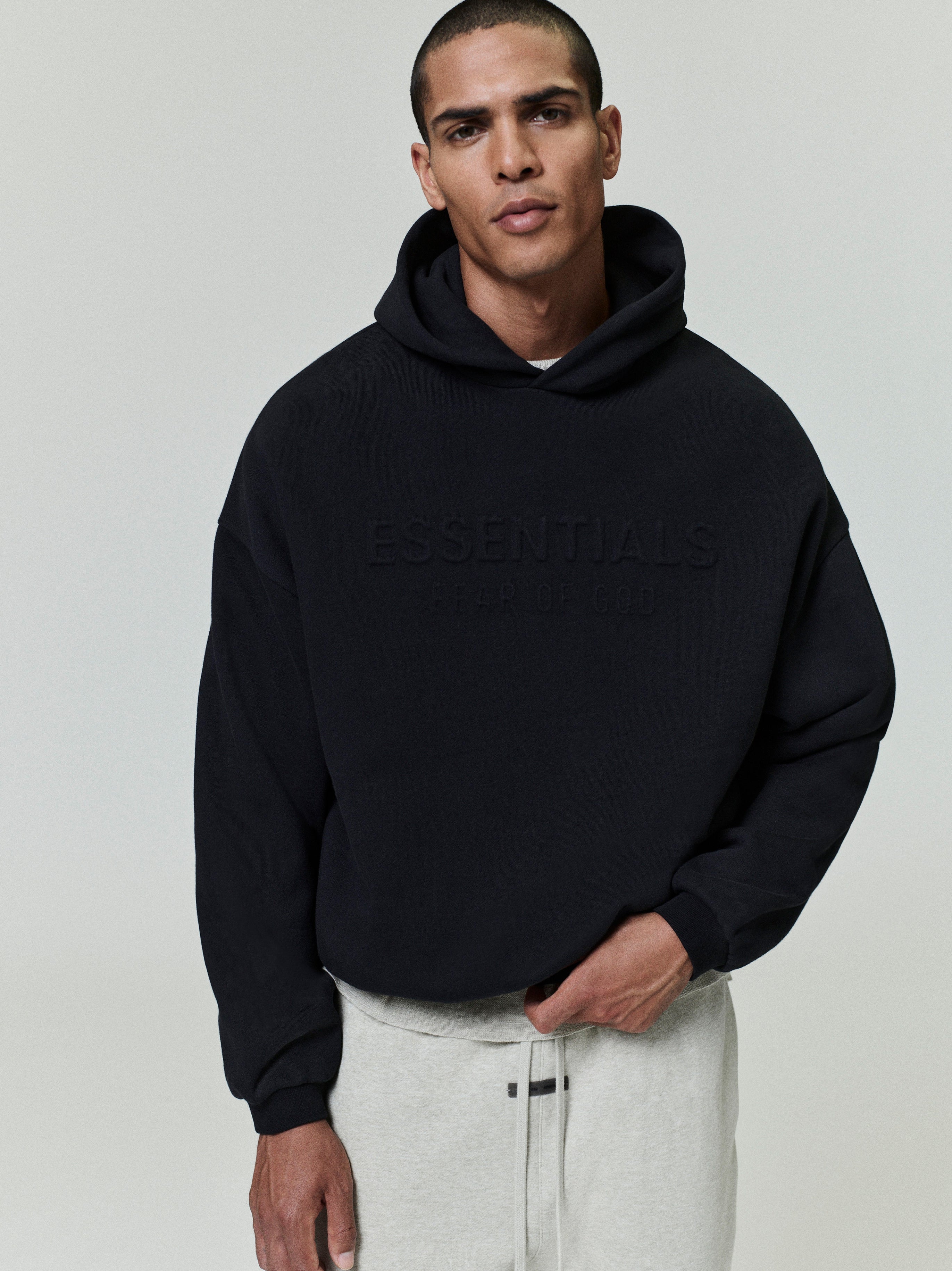Embossed Classic Fleece Hoodie
